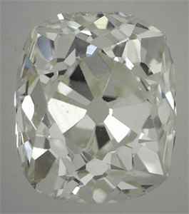 Elongated old mine cut diamond 1 carat