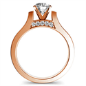 Picture of Designers Cathedral engagement ring with side stones