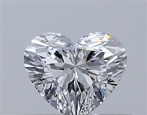 Foto Diamante Natural 0.33 quilates, Corazón , Color D, claridad VS2 y certificado GIA de