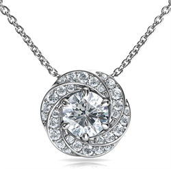 Picture of The Spinner pendant for round diamonds 
