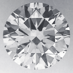 Picture of 1.01 Carats, Round Diamond with Ideal Cut, D Color, VS2 Clarity and Certified by CGL