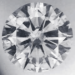 Picture of 1.06 Carats, Round Diamond with Ideal Cut, D Color, SI1 Clarity and Certified by  CGL