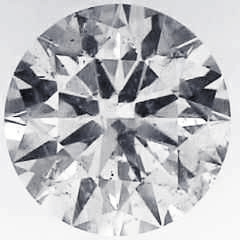 Picture of 1.07 Carats, Round Diamond with Ideal Cut, D Color, SI1 Clarity and Certified by CGL