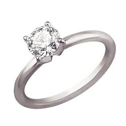 Picture of Solid tube engagement ring