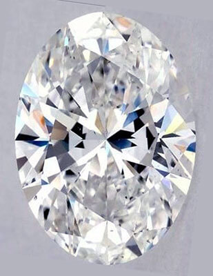 Picture of 2.04 Carats, Oval Diamond with Very Good Cut, E Color, VS2 Clarity and Certified By IGL