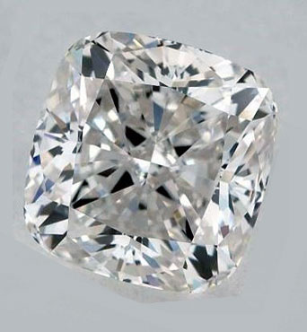 Picture of 1.25 Carat, Cushion natural Diamond with  Ideal-Cut, G Color, VS2 Clarity and Certified by CGL