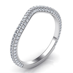 Picture of Matching wedding band for Chelsea engagement ring, 0.60 carats