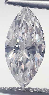 Picture of 0.56 Carats, Marquise Diamond with Very Good Cut, D Color, VS2 Clarity and Certified By EGL