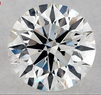 Picture of 0.70 Carats, Round  Diamond with Ideal Cut ,F SI1, Certified by GIA