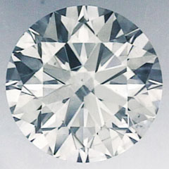 Picture of 0.94 Round natural diamond F VS2 C.E Ideal-Cut