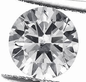 Picture of 1.52 carat Round natural diamond D SI1, Ideal Cut