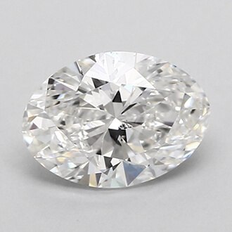 Picture of 0.70 Carats, Oval Diamond with Very Good Cut, G Color, SI2 Clarity and Certified By GIA