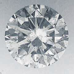 Foto 3.73 quilates, diamante redondo con corte ideal, D SI2, certificado por IGL de