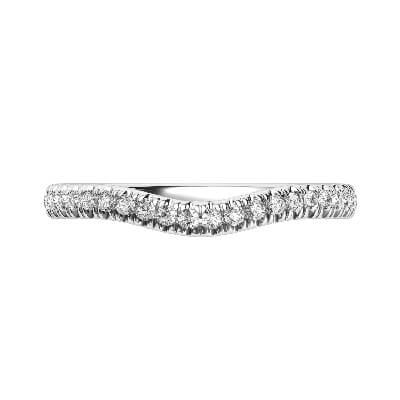 Matching wedding band for Buddies with side diamonds engagement ring