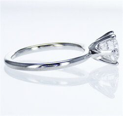 Picture of Engagement ring, 2 mm with 6 prongs Novo style head