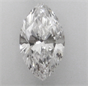 0.74 quilates, diamante marquesa con muy buen corte, color E, claridad SI2 y certificado por GIA