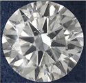 1.00 Carats, Round Diamond with Excellent Cut, J Color, I1 Clarity and Certified by GIA