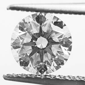 Picture of 0.71 Round Natural Diamond F VS1 C.E Ideal-Cut