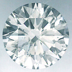 Foto 0.74 quilates diamante redondo D-SI1 Corte Ideal de