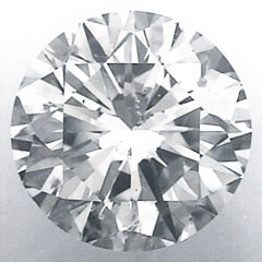 0.7 Carats, Round Diamond with Ideal Cut, D Color, SI1 Clarity and Certified By IGL, Stock 370545