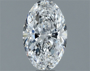 Picture of Natural Diamond 1.00 Carats, Oval with  Cut, D Color, SI1 Clarity and Certified by GIA