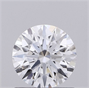 Lab Grown Diamond 0.71 Carats, Round with Ideal Cut, D Color, VS1 Clarity and Certified by IGI