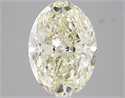 Natural Diamond 3.02 Carats, Oval with  Cut, K Color, VS2 Clarity and Certified by IGI