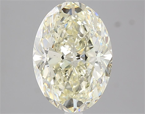 Picture of Natural Diamond 3.02 Carats, Oval with  Cut, K Color, VS2 Clarity and Certified by IGI