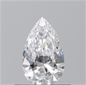 Natural Diamond 0.50 Carats, Pear with  Cut, D Color, VS1 Clarity and Certified by GIA