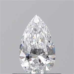 Picture of Natural Diamond 0.50 Carats, Pear with  Cut, D Color, VS1 Clarity and Certified by GIA