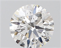 Natural Diamond 0.51 Carats, Round with Excellent Cut, F Color, SI1 Clarity and Certified by GIA