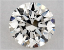 Diamante Natural 0.47 quilates, Redondo , Color J, claridad VVS1 y certificado GIA