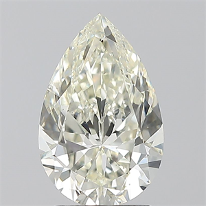 Picture of Natural Diamond 2.01 Carats, Pear with  Cut, I Color, SI1 Clarity and Certified by IGI