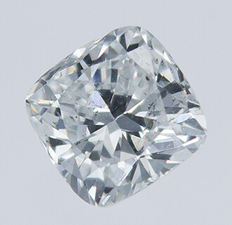 0,33 quilates, diamante natural cojín con talla ideal, color F, claridad VS1 y certificado por CGL
