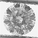 Diamante redondo de 0,23 quilates color H SI1 Ideal-Cut