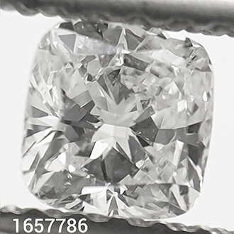 Picture of 0.30 Carats, Cushion natural diamond with Ideal Cut, G Color, SI1 Clarity and Certified By CGL