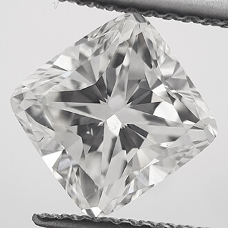 Foto 2.01 quilates, cojín de diamante natural con corte ideal, color G, claridad VS1 y certificado por IGL. de