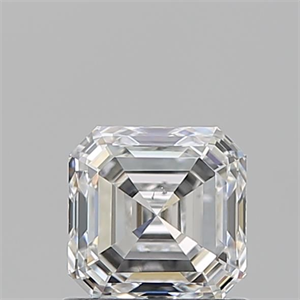 Picture of Natural Diamond 1.01 Carats, Asscher with  Cut, E Color, SI1 Clarity and Certified by GIA
