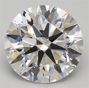 Picture of Lab Grown Diamond 7.32 Carats, Round with Excellent Cut, D Color, IF Clarity and Certified by GIA