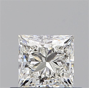 Picture of Natural Diamond 0.50 Carats, Princess with  Cut, H Color, VVS1 Clarity and Certified by GIA
