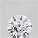 Lab Grown Diamond 1.02 Carats, Round with Ideal Cut, D Color, VVS2 Clarity and Certified by IGI