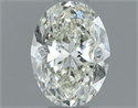 Natural Diamond 0.70 Carats, Oval with  Cut, I Color, IF Clarity and Certified by IGI