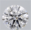 Lab Grown Diamond 3.01 Carats, Round with Ideal Cut, D Color, VVS1 Clarity and Certified by IGI