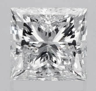 Picture of 2.07 Carats, princess diamond with ideal cut, D color, vs1 clarity and certified by IGL