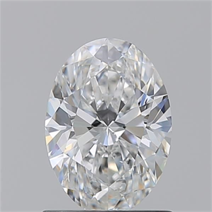 Foto Diamante Natural 1.09 quilates, Ovalado , Color E, claridad SI1 y certificado GIA de
