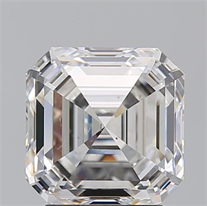 Picture of Natural Diamond 3.20 Carats, Asscher with  Cut, F Color, SI1 Clarity and Certified by GIA