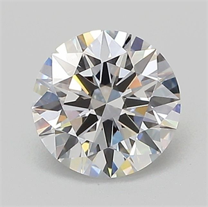 Picture of Lab Grown Diamond 1.03 Carats, Round with Ideal Cut, D Color, VS1 Clarity and Certified by IGI