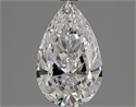Diamante Natural 1.71 quilates, De pera , Color D, claridad IF y certificado GIA