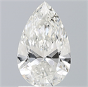 Natural Diamond 1.00 Carats, Pear with  Cut, H Color, SI2 Clarity and Certified by GIA