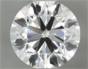Natural Diamond 0.70 Carats, Round with Very Good Cut, I Color, SI2 Clarity and Certified by GIA